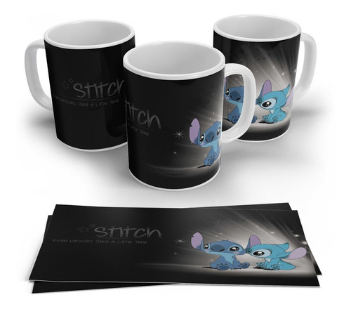 Taza Ceramica Sublimada Lilo Y Stitch #046