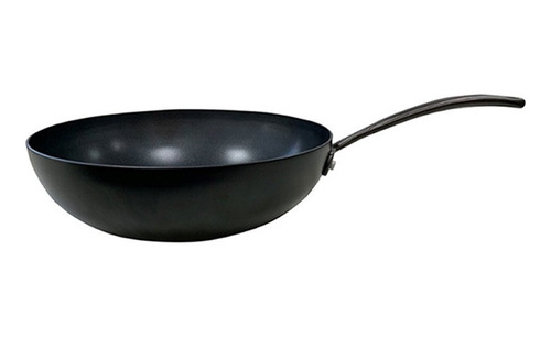 Wok 28cm Total Black Aluminio Antiadherente Hudson Inducción