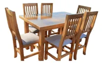 Comprar Juego De Mesa Extensible 1,30 A 1,80 Con 6 Sillas Laqueadas