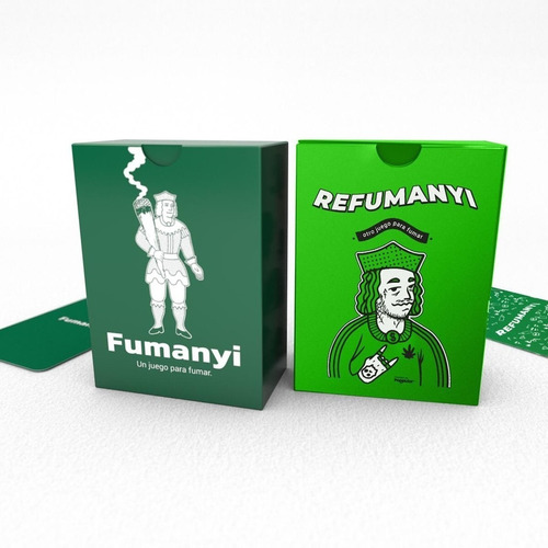 Combo Fumanyi + Refumanyi Cartas Juego Para Fumar Adultos
