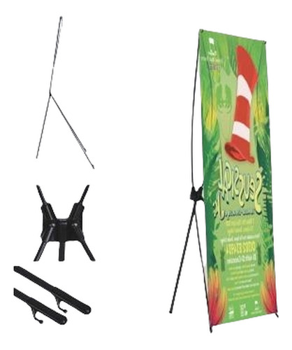Tripie Publicidad Lona Porta Banner Araña 80x180cm Plastico