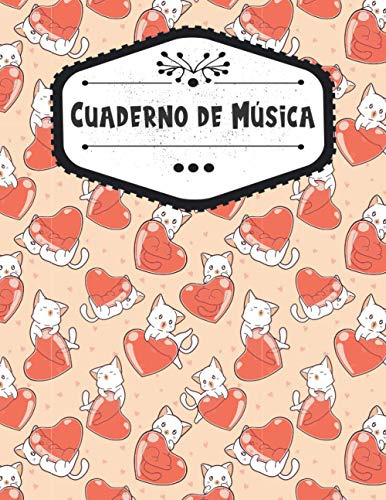 Cuaderno De Musica: Cuaderno De Pentagramas Libro De Partitu