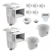 Comprar Kit De Empotrables Para Alberca Con 2 Dren Y 2 Desnatador