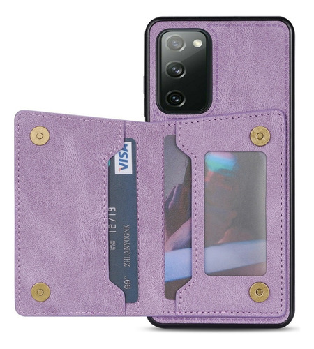 B Funda De Tarjeta Wallet For Samsung S21 Fe S21 Ultra Plus