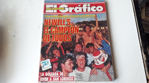 El Gráfico Newell's Campeón 1988. Impecable