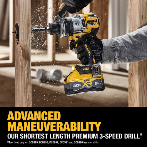Taladro Percutor Dewalt, 20v Max Xr, 1/2'', C/bat Y Cargador