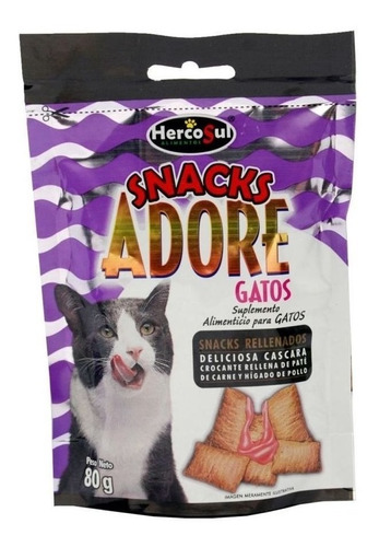 Adore Snacks Gatos X 80 Gramos