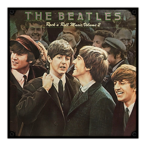 #41 - Cuadro Vintage 30 X 30 Cm / The Beatles / No Chapa