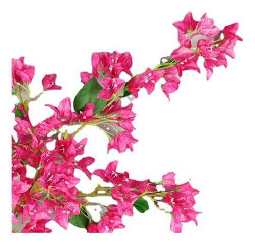 W Ramas De Buganvilla Seda Artificial De 120 Cm Rosa