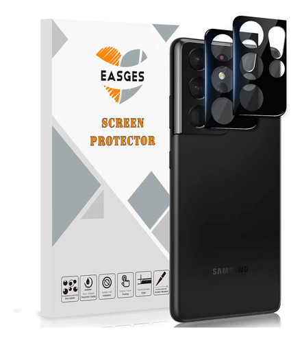 Easge Protector Lente Camara Para Samsung Galaxy S21 Ultra 2