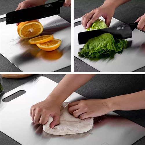 Para Tabla De Cortar De Titanio Para Cocina De Acero