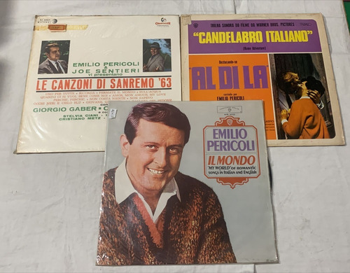 Lp Vinil- Emilio Pericoli - Le Canzoni Di Sanremo '63 