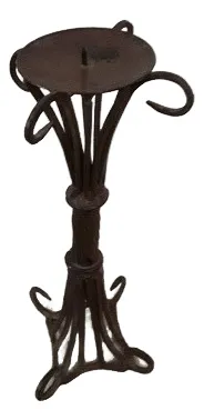 Candelabro De Hierro Forjado (Usado)