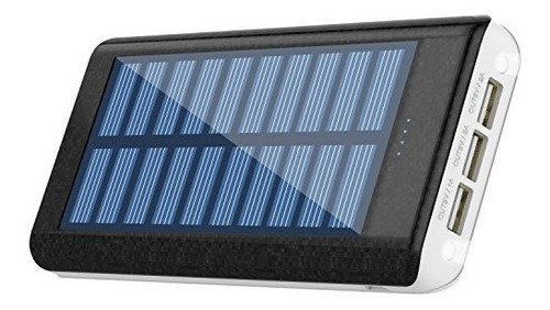 Cargador Solar 24000mah Huaf Cargador Portátil Power Bank 3