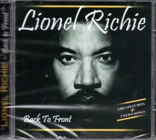 Cd Lionel Richie - Back To Front - Greatest Hits 