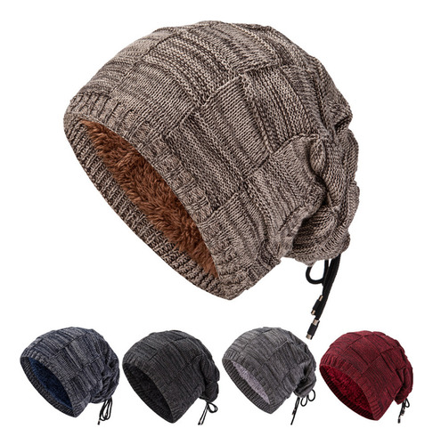 Gorro Y Calentador De Cuello De Invierno De Doble Uso Para D