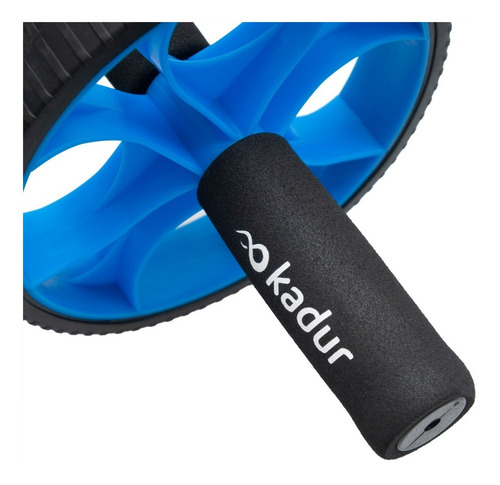 Imagen 3 de 6 de Rueda Abdominales Doble Ejercitador Cintura Gluteos Ab Wheel