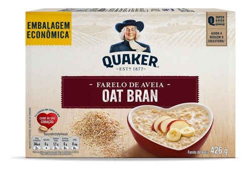 Farelo de Aveia Oat Bran Quaker 426g