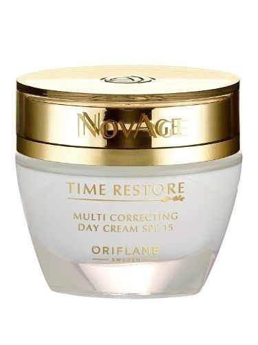 Crema Multi Correcting Day Cream SPF 15 NovAge Time Restore para piel seca de 50mL