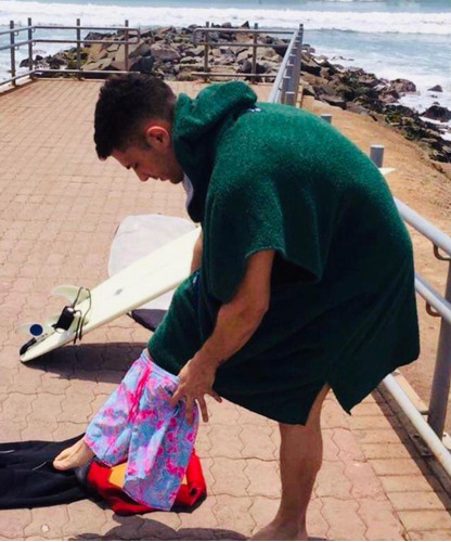 Paño Cambiador Poncho Playero Ideal Para Surf O Piscina 