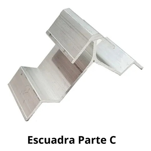 Imagen 3 de 8 de Escuadra Parte C Aluminio Marco Herrero X 100 Unidades