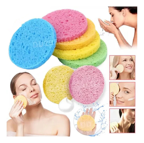 Set Guante Corporal + Esponja Facial Exfoliante Piel Suave