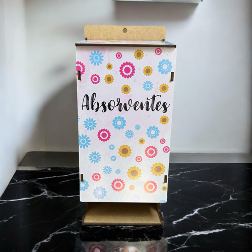 Porta Absorvente 28x11x9 - Laser - Mdf - Madeira