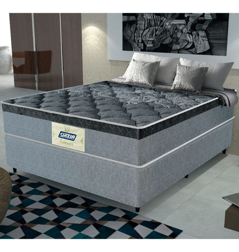 Colchon 2 Plazas Espuma Alta Densidad 150kg Altura 24cm
