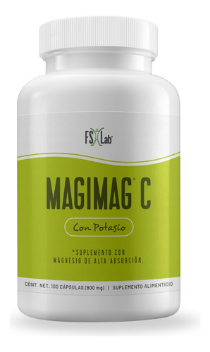 Magimag-c Citrato De Magnesio Capsulas Oficial Naturalslim