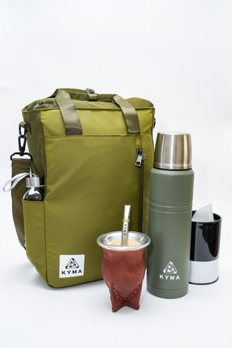 Imagen 3 de 9 de Mochila Matera Kyma - Olympia - Impermeable Bandolera Bolso