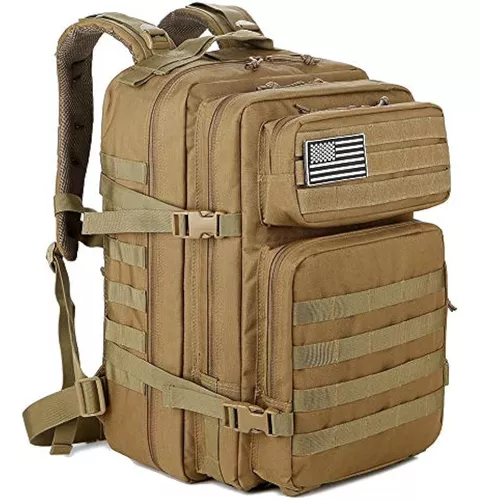 Mochilas Tácticas Qt&qy De 45l Para Crossfit Para Hombres/mujeres Gym  Fitness Molle Paquete De Asalto paquete 3 Días Bolsa De Supervivencia De