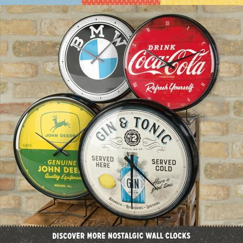 Reloj De Pared Retro De Arte Nostálgico, Ø 12.2, Mercedes-be