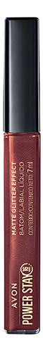 Batom Líquido Glitter Effect Nude Iluminado 7ml - Avon