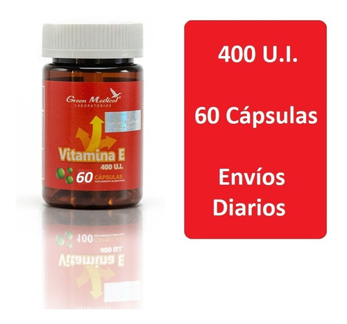 Vitamina E 400 U.i. Capsulas Blandas Green Medical