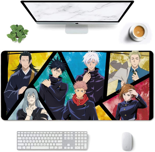 Mouse Pad Grande Jujutsu Kaisen Personajes Anime Art 30x70cm