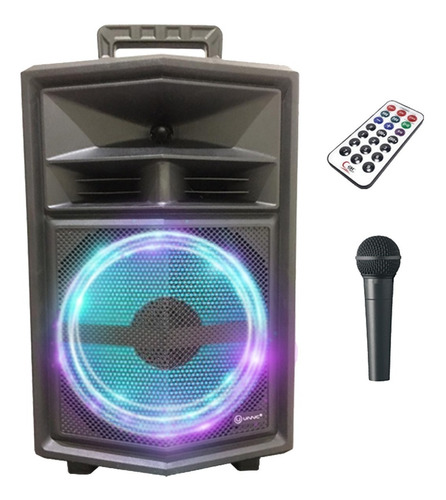 Parlante Karaoke 12 Portatil Bluetooth Microfono Led (Reacondicionado)