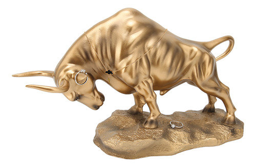 Figura De Resina De Toro Con Escultura De Buey De Feng Shui