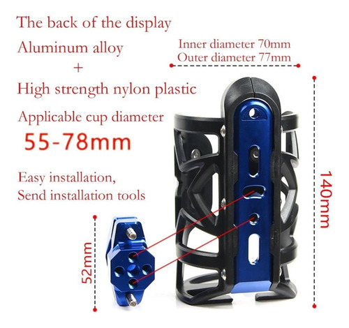 Portavasos De Agua Para Benelli Trk 702 X Trk702 Trk702x