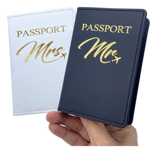 Porta Pasaporte Viaje Porta Documentos Protección Mrs Y Mr