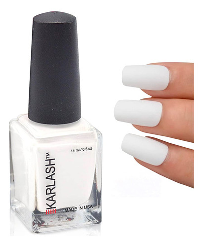 Karlash Esmalte Súper Blanco De Larga Duración 0.5 Oz