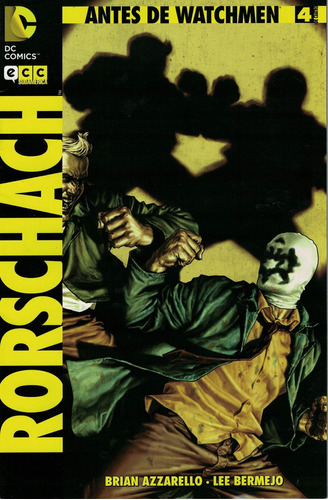 Rorschach 4. Antes De Watchmen, De Azzarello, Brian. Editorial Matias Martino Editor, Tapa Tapa Blanda En Español