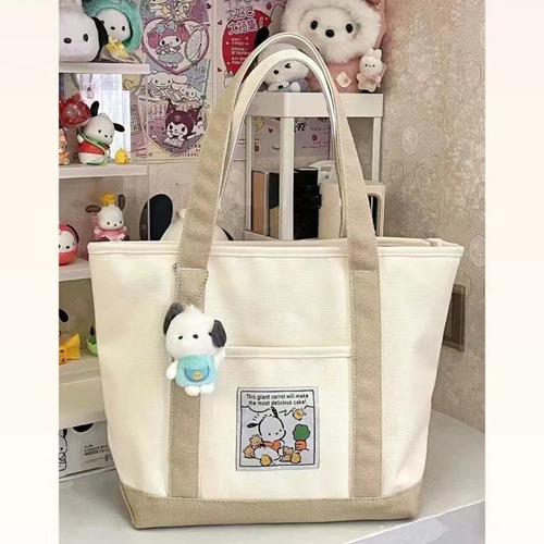 Bolsa De Lona Sanrio Hello Kitty, Talla S, Nueva Para Japón