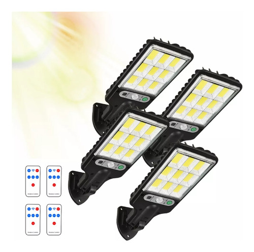 Lámparas Solares Led Focos Para Exterior 4 Focos Juego De 4