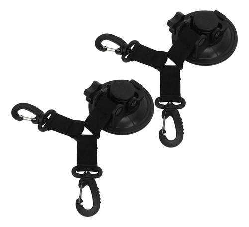Anclaje Con Ventosa De Doble Cabezal, 2 Unidades, Resistente