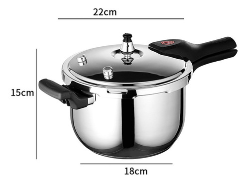 Olla A Presión De Acero Inoxidable: Perfecta Para Chefs 5l