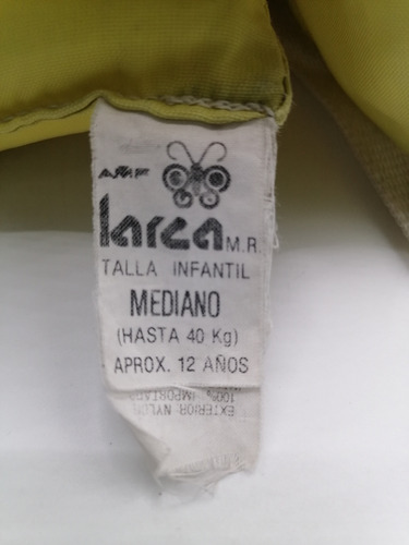 Tortugas Ninja Chaleco Salvavidas Infantil Vintage 1990 Amarillo 12 (Usado)