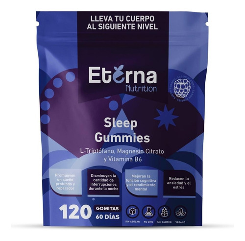 Gomitas Para Dormir Con L-triptófano (2 Meses) Sabor Berries