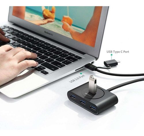 Ugreen Hub Usb 3.0 Con Otg C,smartphone,mackbook 40850
