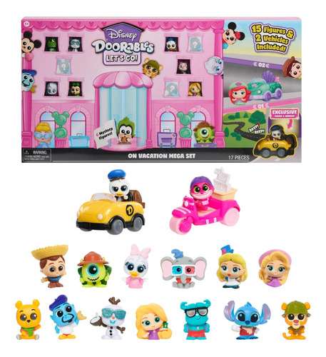 Figuras Doorables Disney Mega Set Vamos De Vacaciones