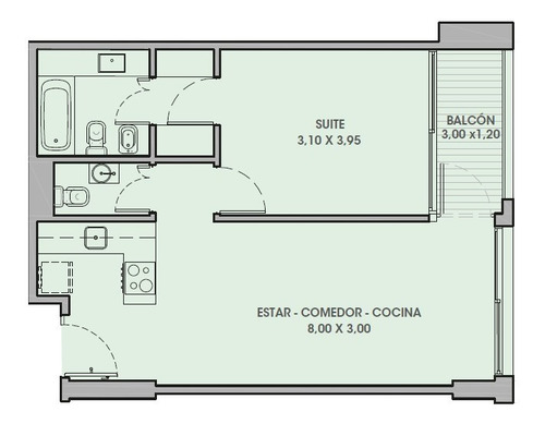 Imagen 11 de 30 de Be Plaza - Abv - 2 Ambientes - Alquiler - Departamento - Full Amenities